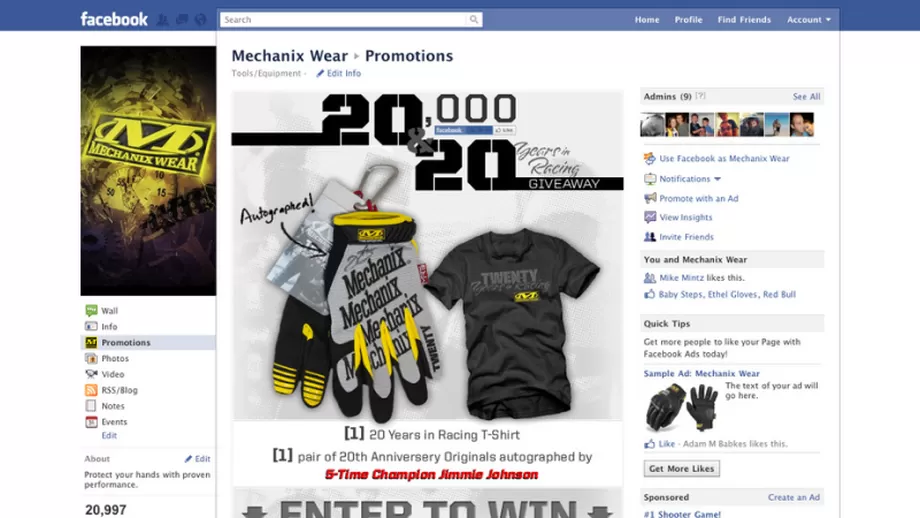 Mechanix Wear: Facebook