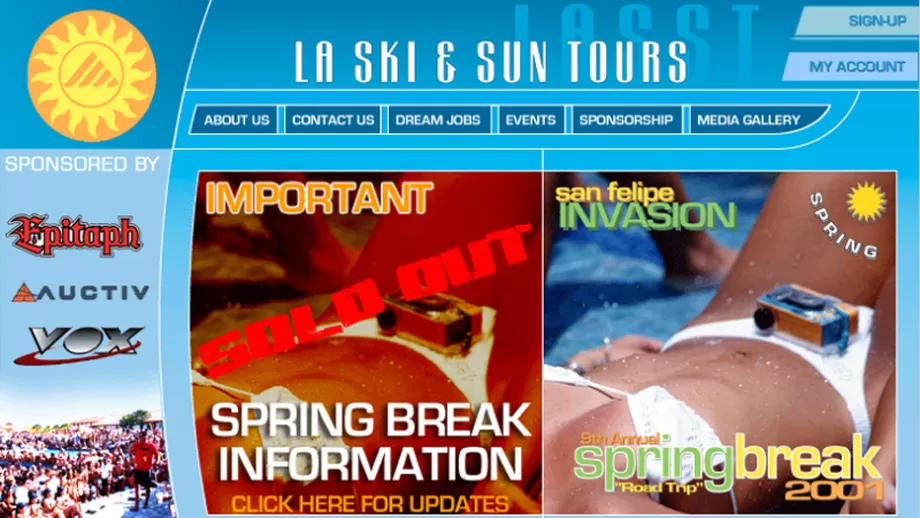 LA Ski & Sun Tours '01