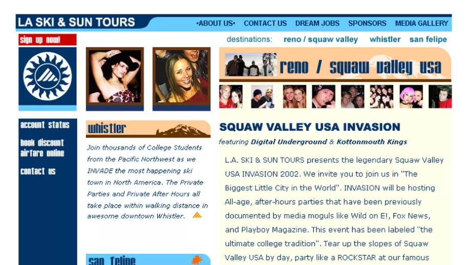 LA Ski & Sun Tours '02