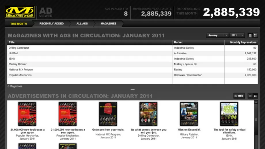 Mechanix Wear: Ad Viewer